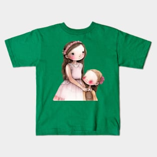 Two cute girls Kids T-Shirt